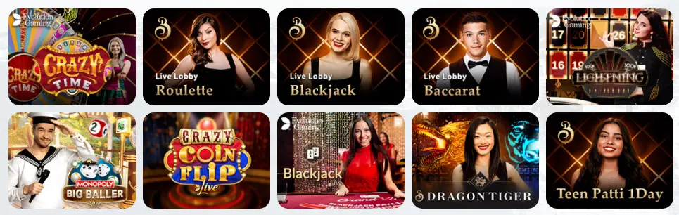 Jeux de casino en direct CASINO VASY