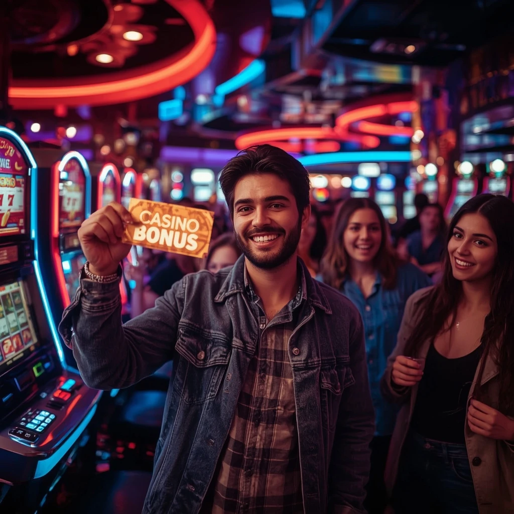 une personne avec un bonus CASINO VASY