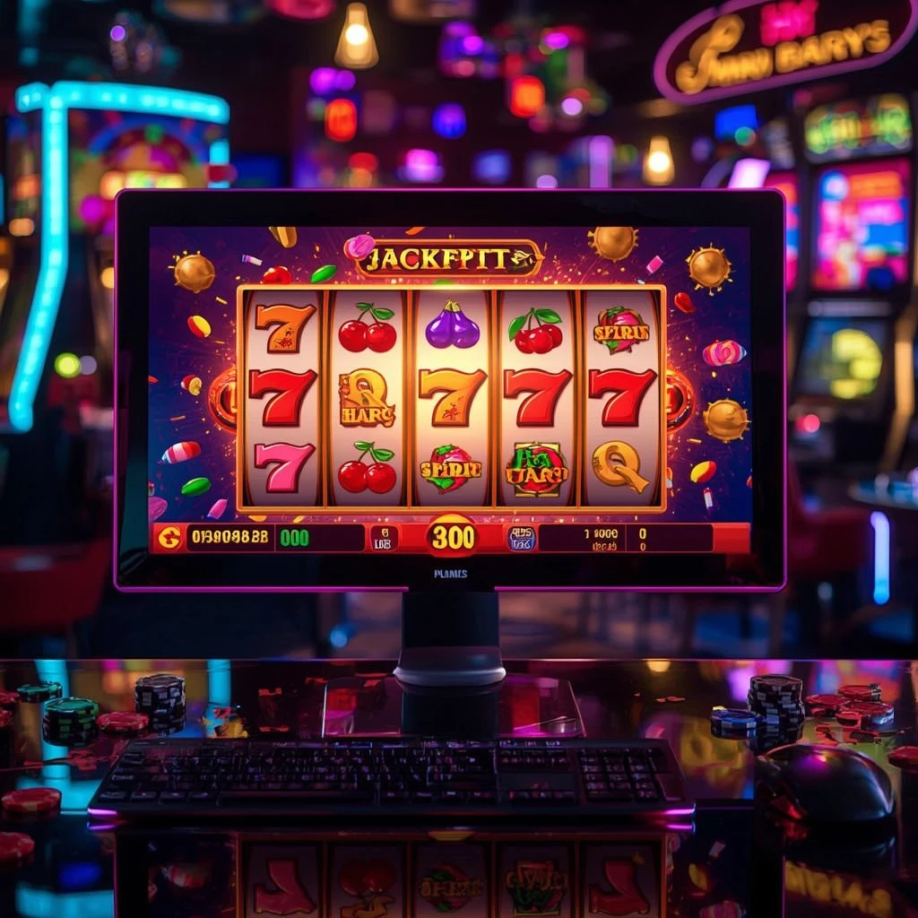 slots sur le moniteur CASINO VASY